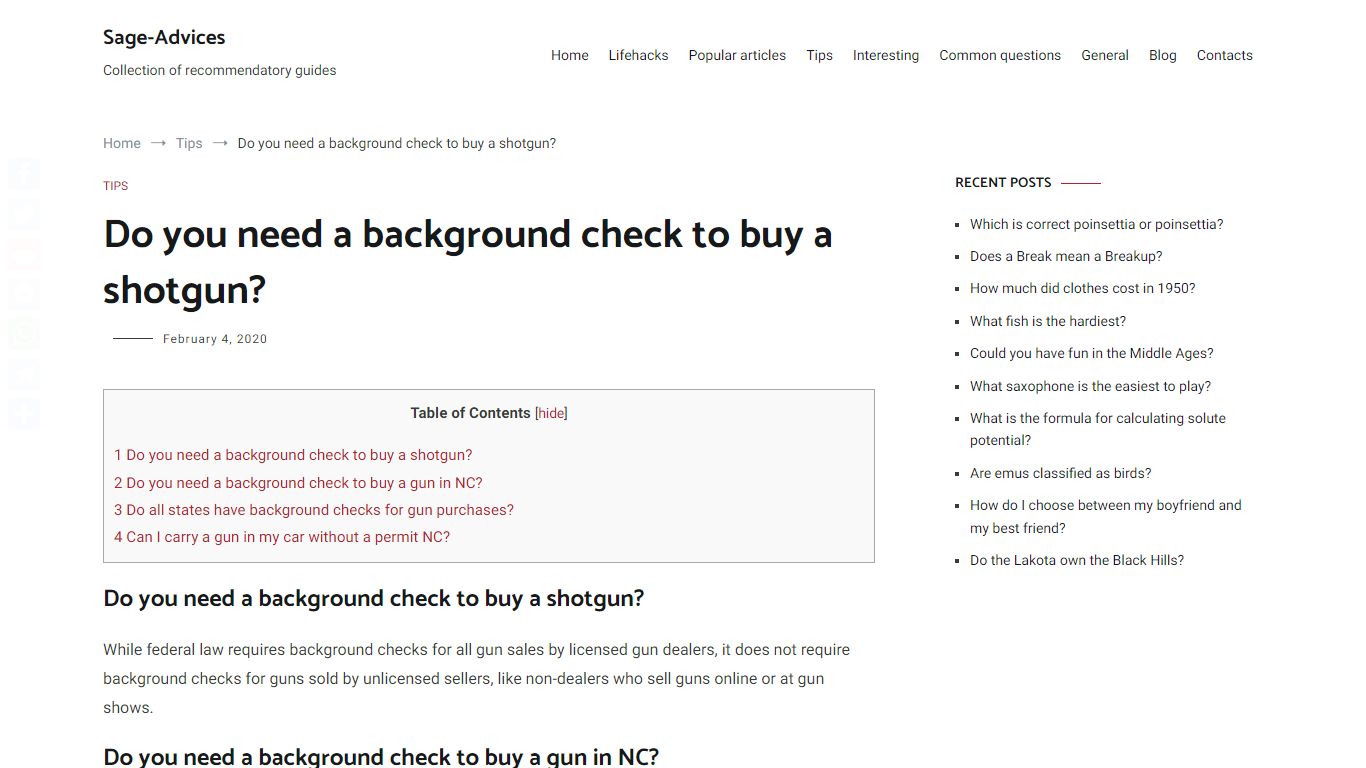 Do you need a background check to buy a shotgun? – Sage-Advices